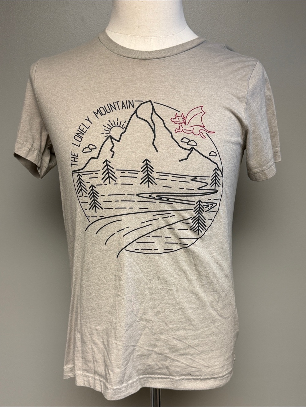 Canvas Bella + Canvas Lonely Mountain Graphic Tee Medium